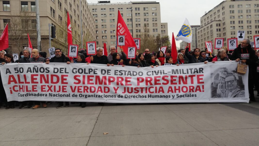 Organizaciones sindicales chilenas conmemoran 50 años del golpe de