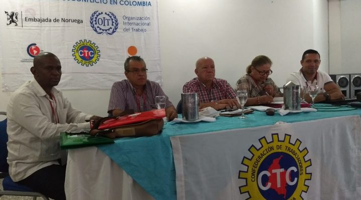 Central sindical colombiana apoyó la solicitud de trabajadores de la Unidad Nacional de Protección
