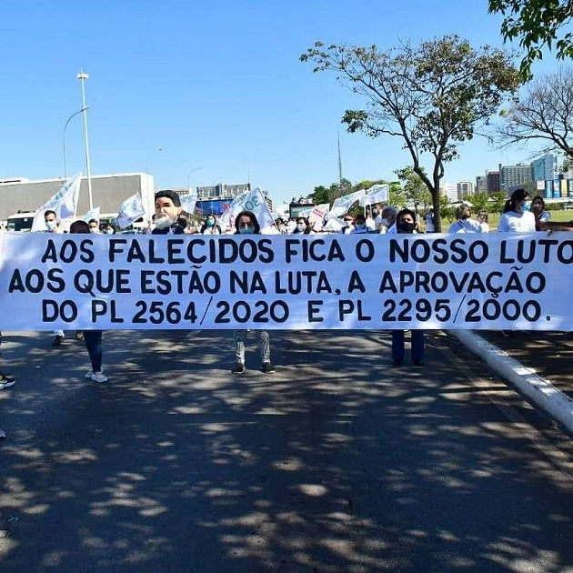 Brasil: enfermeros exigen aprobación del piso salarial y proyectos de categoría