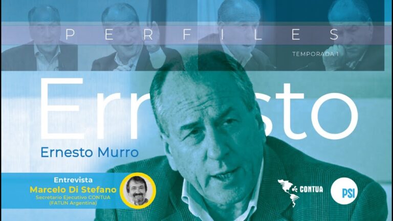 Ernesto Murro estuvo en “Perfiles” y habló de su trayectoria como sindicalista en Uruguay