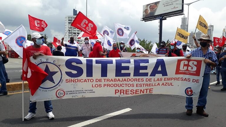 La CSA aplaudió a SITEEA Panamá: la organización logró un ajuste salarial de 4.5% anual para trabajadores de Estrella Azul