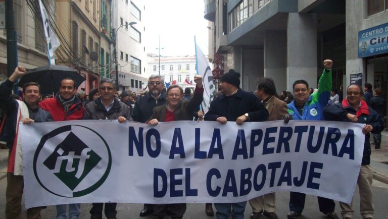 ITF manifestó su rechazo ante la presentación del proyecto de apertura de cabotaje en Chile