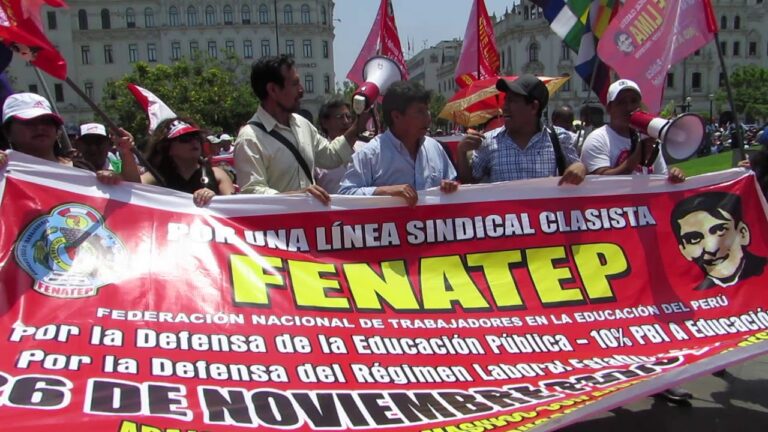 Perú: referente de la FENATEP arremetió contra el ministro de Educación ante la falta de diálogo