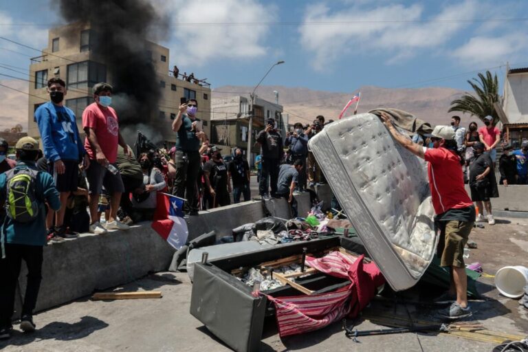 CUT Chile se pronunció en contra del desalojo y represión de venezolanos en Iquique