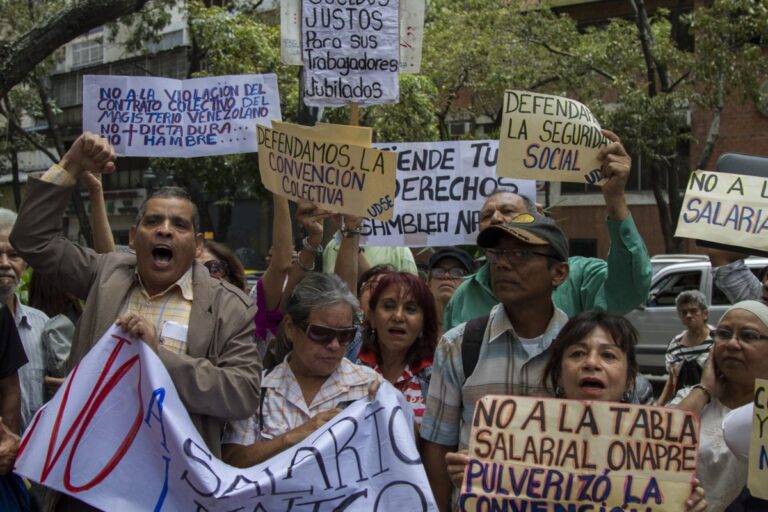 Venezuela: sindicatos piden que se los incluya en diálogo entre el régimen y la oposición