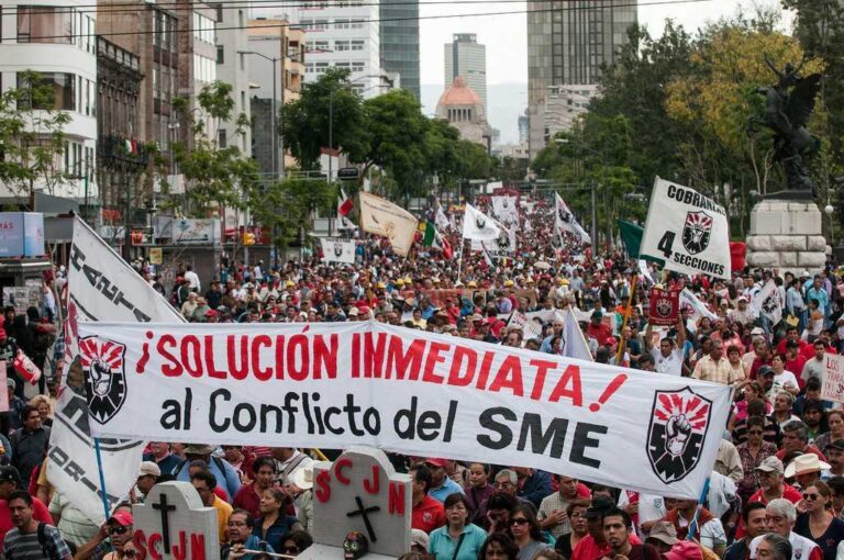 Sindicato Mexicano de Electricistas en lucha por la Reforma Eléctrica