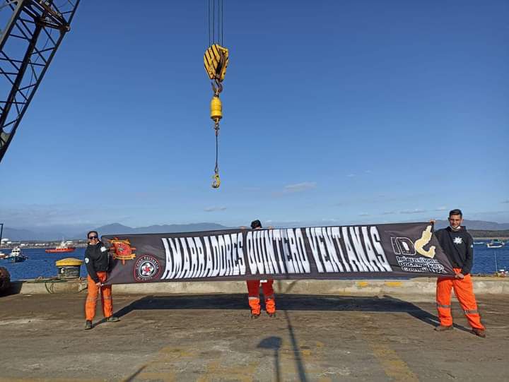 Chile: Sindicato Portuario de Bahía Quintero lideró movilización para destrabar negociaciones