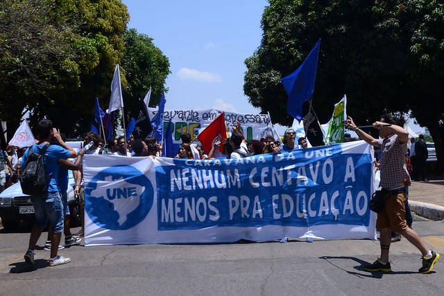 UNE Brasil encabezará las movilizaciones en contra del pago de matrículas en universidades públicas