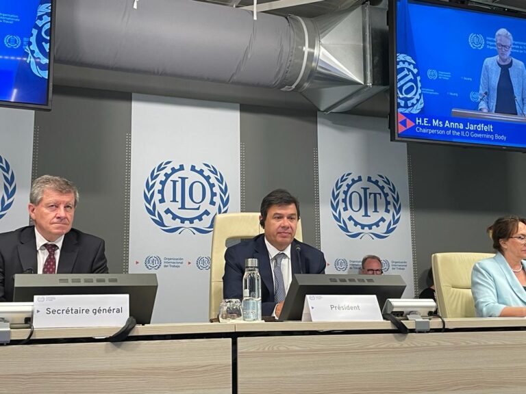El ministro de Trabajo de Argentina, Claudio Moroni, presidió la 110.a reunión de la CIT 2022