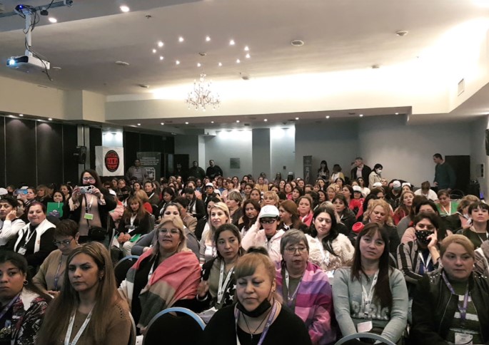 Rel UITA acompañó el Encuentro Nacional de Mujeres Dirigentes de la FTIA Argentina