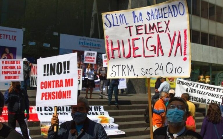 Telefonistas mexicanos inician huelga en defensa del Convenio Colectivo de Trabajo