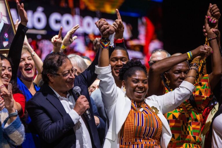 Sindicalismo colombiano celebra el triunfo de Petro y Márquez en las elecciones
