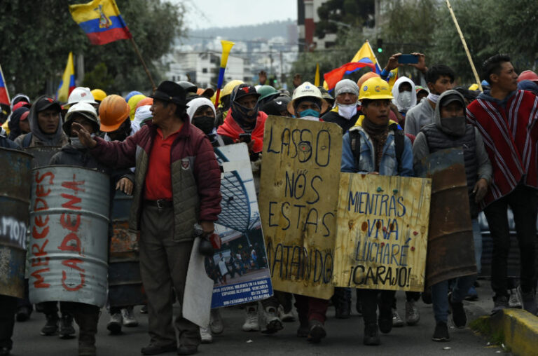 CEDOCUT hace un llamado para que el Gobierno ecuatoriano retome diálogos con la sociedad civil