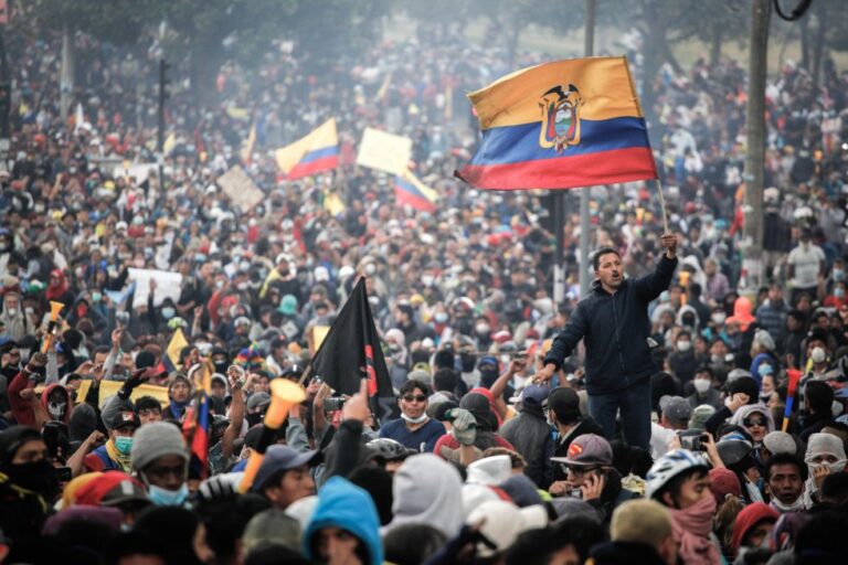 La Federación Sindical Mundial repudió la represión de las protestas en Ecuador