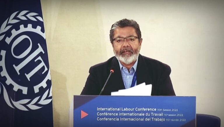 OIT 2022: Gerardo Martínez señaló la democracia, el multilateralismo y el tripartismo como ejes de la recuperación