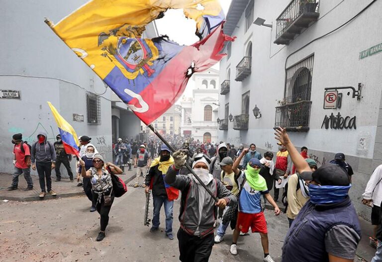 La Confederación Sindical Internacional pidió «medidas inmediatas» para detener la violencia en Ecuador