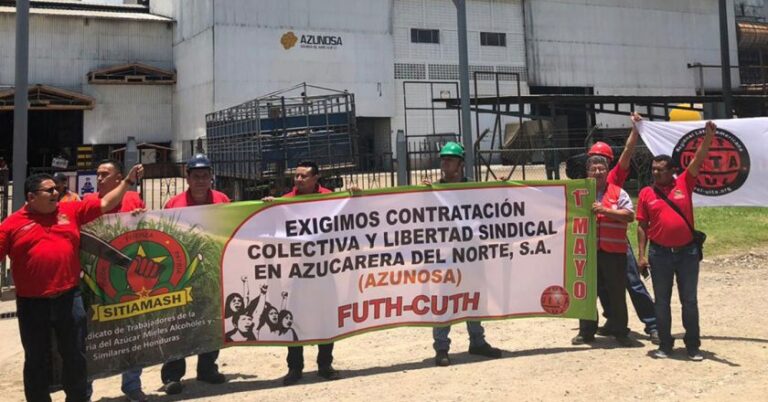 La Rel-UITA interviene ante violación de derechos laborales en Honduras