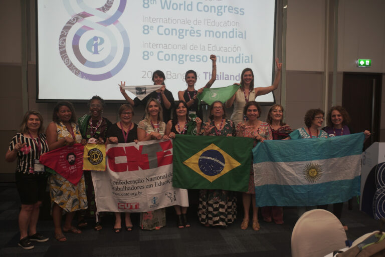 Conferencia Mundial de Mujeres de la IE destacó la importancia de los sindicatos educativos