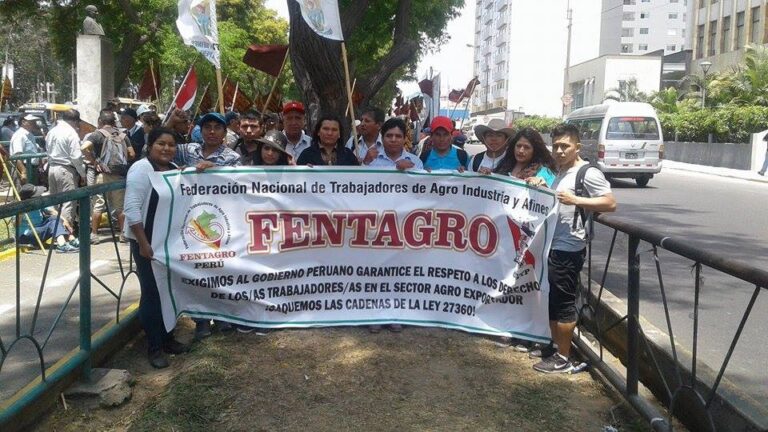 Perú: FENTAGRO busca respaldo internacional ante las constantes violaciones laborales