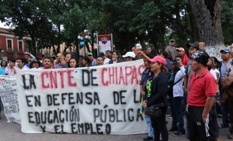 CNTE México lideró jornada de lucha a nivel nacional, en defensa de la Ley General de Educación