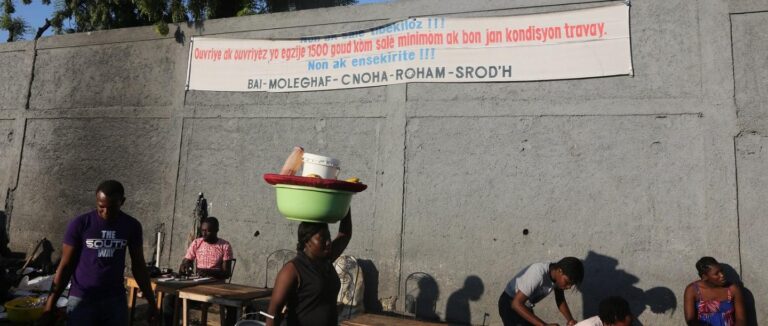 Sindicatos de Haití continúan con las movilizaciones para mejorar salarios y condiciones laborales