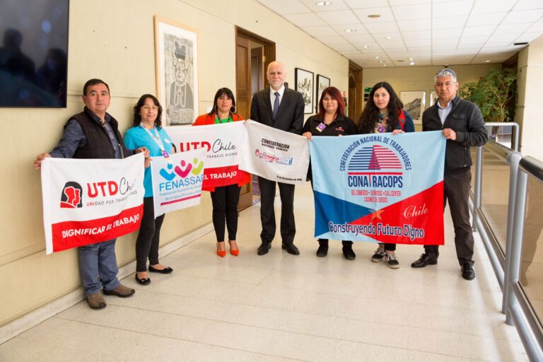 Sindicatos chilenos afiliados a la UNI Américas en defensa del Proceso constituyente