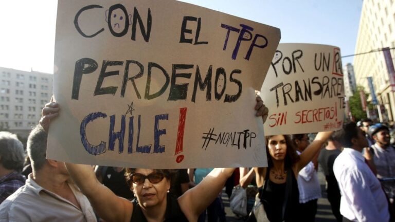 Sindicatos del sector público chileno rechazan presentación de proyecto TPP11 en el Senado
