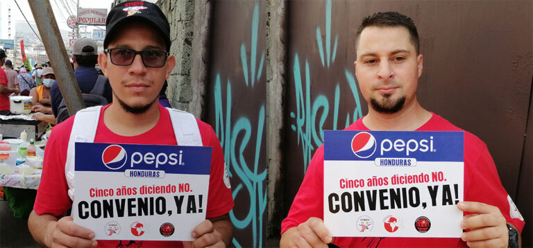 Stibys exige a Pepsi Honduras la firma del Convenio Colectivo