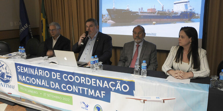 ITF participó del Seminario de Conttmaf en Brasil, con propuestas para el transporte marítimo