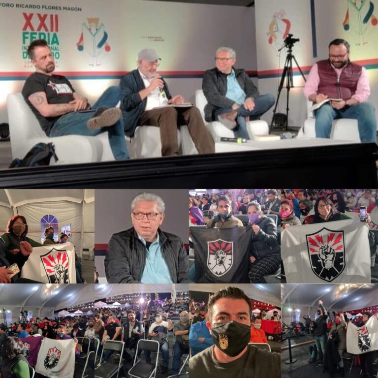 El SME presidió la mesa redonda “La Lucha Laboral 2” en la XXII Feria del Libro en México