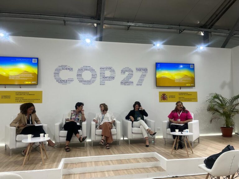 La CSA estuvo presente en el evento paralelo a la COP27 que encabezó la OIT