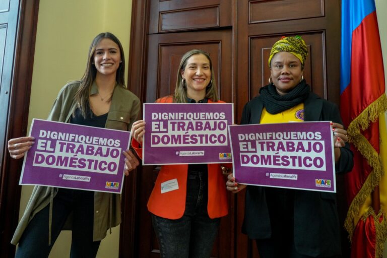 Con apoyo de sindicatos, presentan proyecto de ley para dignificar el trabajo doméstico en Colombia