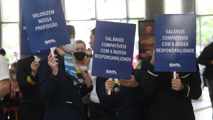 Sindicato Nacional de Aeronautas de Brasil rechazó propuesta del Tribunal Superior del Trabajo