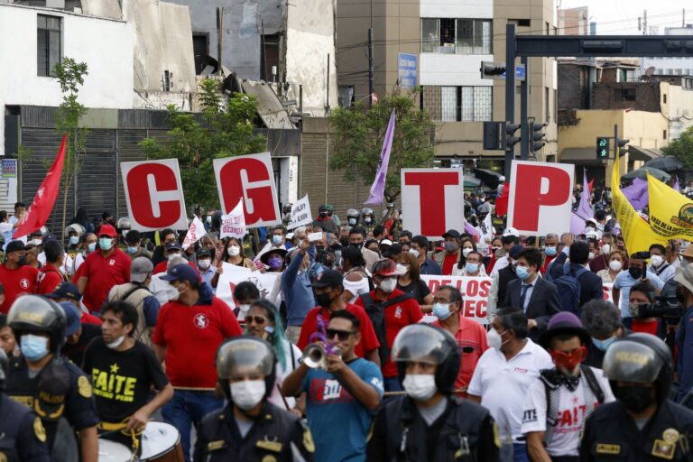 La CGTP del Perú cuestionó las medidas anunciadas por el Gobierno respecto a la protección de derechos laborales