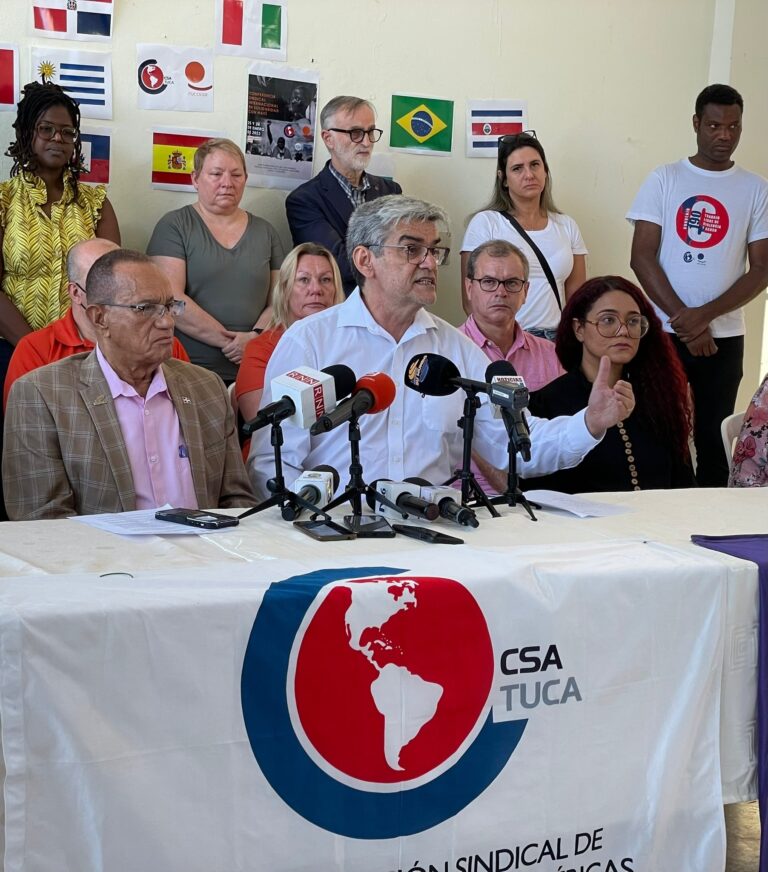 La CSA participó de una actividad de solidaridad internacional con el sindicalismo de Haití