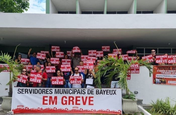 Servidores públicos de Paraíba, Brasil, encabezan huelga en reclamo del pago de piso, retroactivo y PCCR