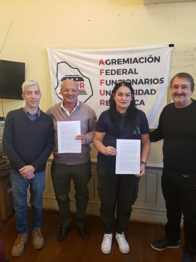 Organización de trabajadores de la Universidad de la República de Uruguay se adhiere a convenio con la fundación pontificia Scholas