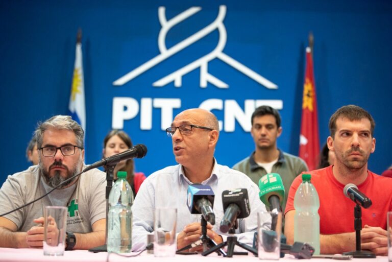 El PIT-CNT de Uruguay realizará una manifestación pacífica en apoyo al dirigente del sindicato de Obras Sanitarias