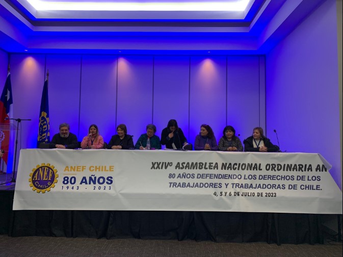 La Agrupación de Empleados Fiscales de Chile inauguró su XXIV° Asamblea Nacional Ordinaria