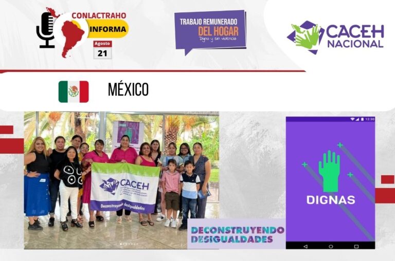 Promueven el uso de la aplicación «Dignas» entre las trabajadoras del hogar de México