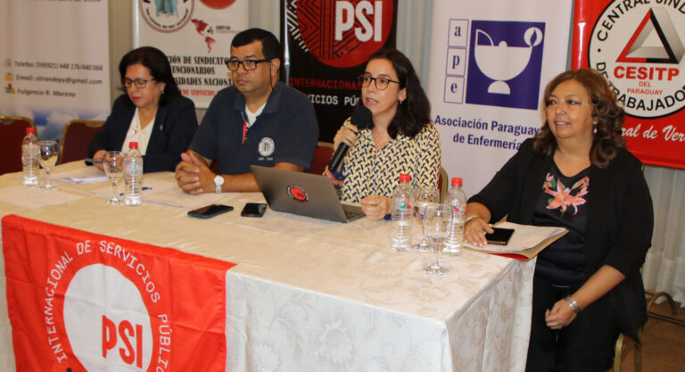 Sindicalismo de Paraguay discutió alternativas para el fortalecimiento de los servicios públicos