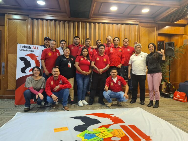Afiliadas de IndustriALL en México participaron de proyecto que busca la reestructuración productiva