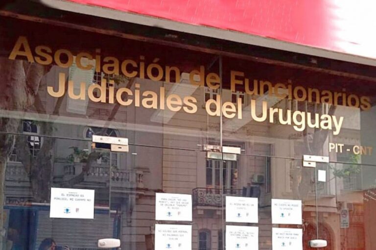 Asociación de Funcionarios Judiciales del Uruguay denunció casos de violencia y acoso en oficinas de Servicios Administrativos