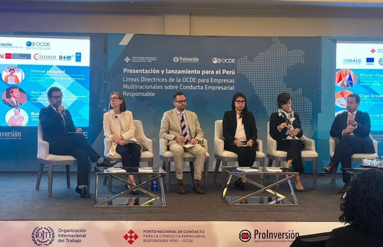 La OIT participó en la presentación de las líneas directrices para empresas multinacionales de la OCDE