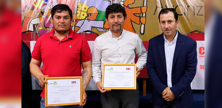 Confederación de Trabajadores del Cobre de Chile entregó certificaciones de  Curso de Monitores en Salud Ocupacional