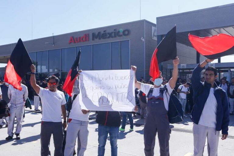 IndustriALL se solidarizó con la huelga de 4000 trabajadores de Audi México