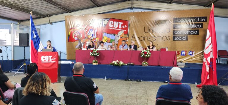 La Central Unitaria de Trabajadores de Chile inicia su 13° Congreso Nacional