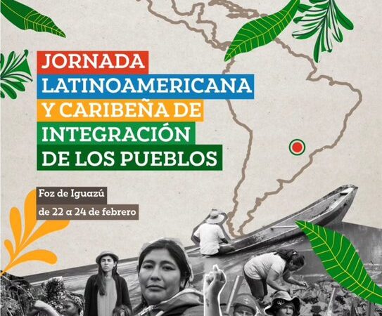 Inició la Jornada Latinoamericana y Caribeña de Integración de los Pueblos en Foz de Iguazú