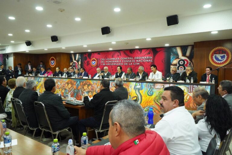 Confederación de Trabajadores de México inició su 141ª Asamblea General Ordinaria, a 88 años de su fundación