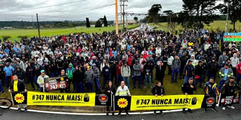 Sindicatos refuerzan solidaridad e intensifican apoyo a huelga de metalúrgicos de Renault en Brasil
